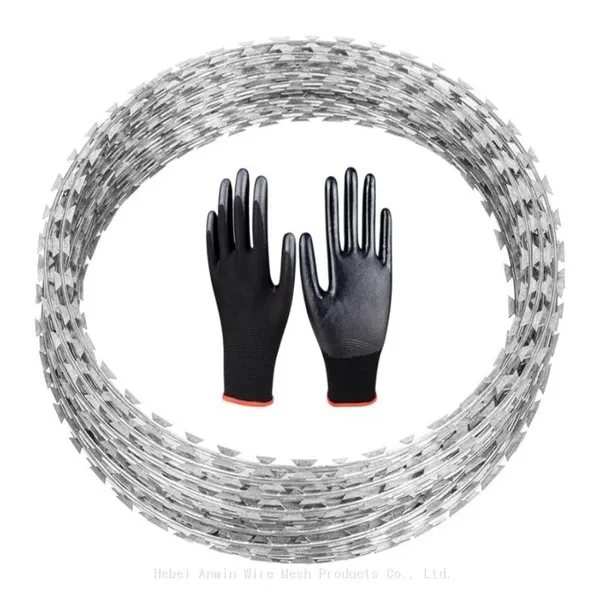 Corrosion-resistant Razor Coils, High-safety Galvanized Guardrails, Residential and Industrial Fences photo-3