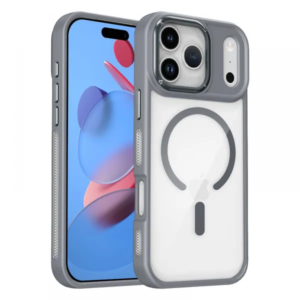 Adjustable Angle Kickstand Bumper Case for IPhone 16 18 17 – Vertical/Horizontal Stand Cover photo-2