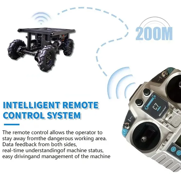 Wireless Remote Control Utility Vehicle Customizable Transport Platform for Farm Equipment photo-4