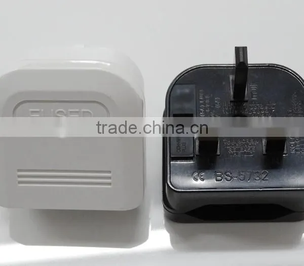 CE ROHS BSI Approved Nylon Schuko Germany EU to UK Ireland Singapore Plug Travel Adapter photo-2