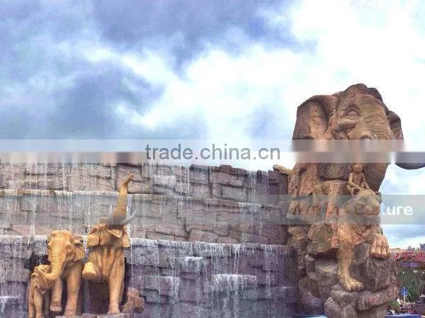 Large Outdoor Decorative FRP Animal Sculptures for Amusement Park photo-2