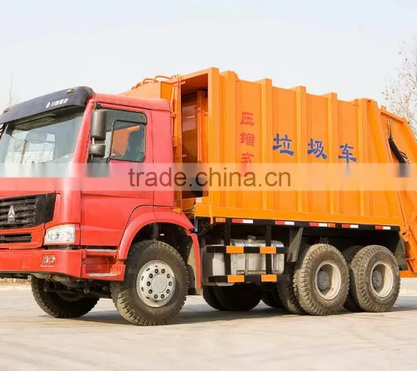 2015 New Product HOWOJHL5250ZYS 16CBM 371hp Compressed Garbage Truck Price for Sale Made in China Hot Sale photo-3