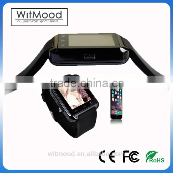 U8 Single Sim Card Smartwatch, u8 Smart Watch Manufacture ce Rohs Wholesale Wifi Smart Watch Camera photo-2