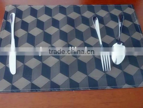 High Quality PVC 3D Placemat Hotel Restaurant photo-4