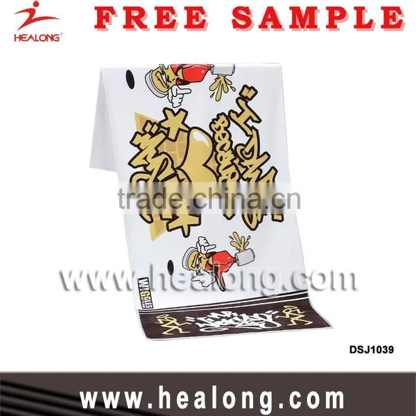 Sublimation Customized Logo Gym Sport Personalized Cleaning Cartoon Towel Design photo-2