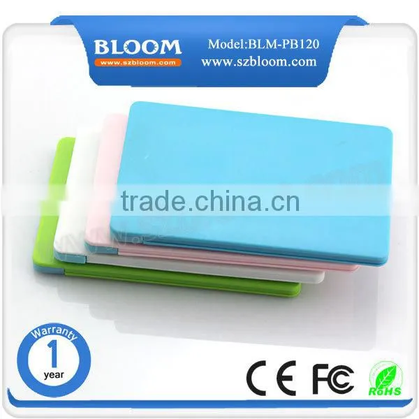 With Charging Cable Power Bank 4000mah for Iphone ,cheapest Oem Brand Credit Card Power Bank 4000mah for Iphone photo-4