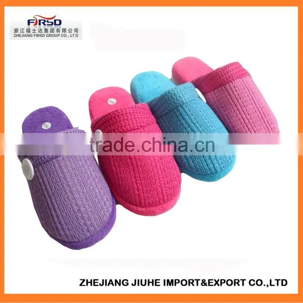 Knitted Upper Indoor Slipper for Women and Girls