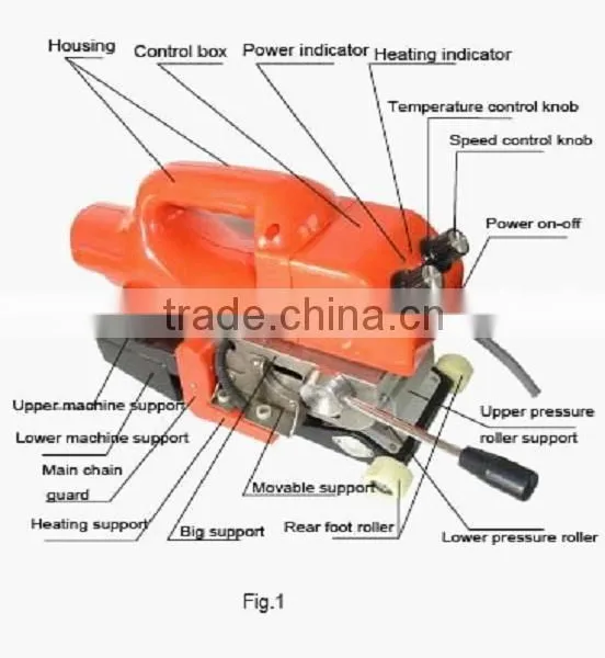 Geomembrane Hot Wedge Welding Machine ( Climbing Welder ) / Hot Wedge Welder photo-2
