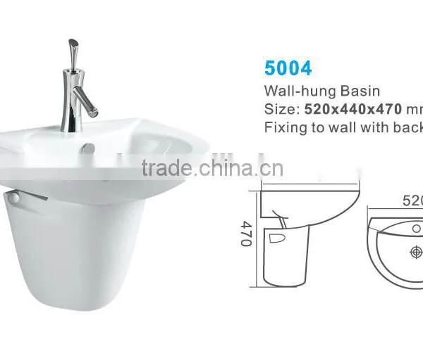 Ceramic Wall Hung Basin for the Shampoo Basin in Wash Basin photo-5