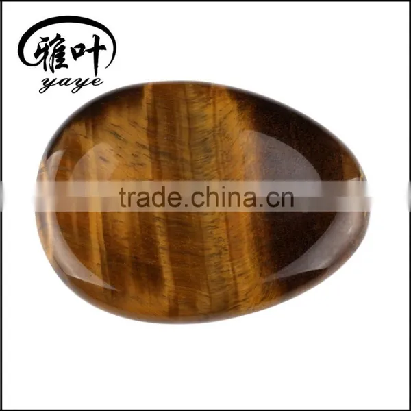 Bulk Wholesale Yellow Tiger Eye Gems Stones Worry Stones for Body Therapy