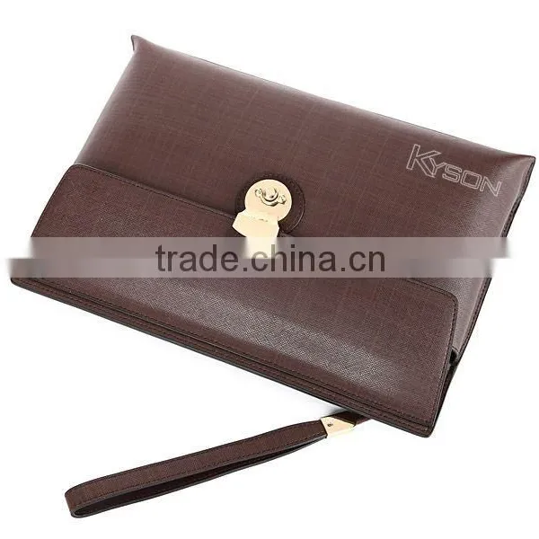 Mens Pure Leather Branded Wallet Luxury Clutch Bag For Men photo-3