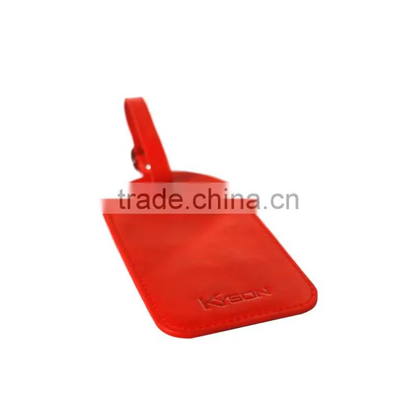 Factory Portable Genuine Cow Leather Lugguge Tag photo-2