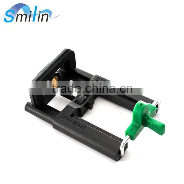 Screw&Spring Adjustable New Design Black Tab Cell Phone Tripod Mount 55-100mm Universal for IPhone6/6S/7/SE,Samsung S6 Nubia Z11 Supplier's Cho photo-2