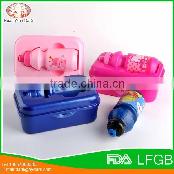 New Style Plastic Food Contaniner , Kids Plastic Lunch Box With Water Bottle Quality Choice photo-2