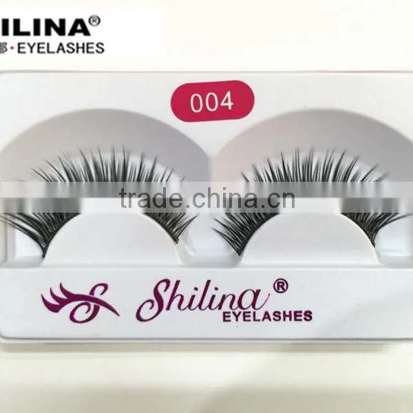 High Quality 3D Hand Made Synthetic Strip False Eyelashes Extension #0 photo-5