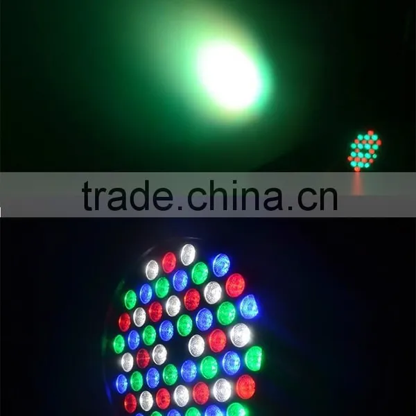 2015 Cheap LED Par 64 54led*1w Rgbw Dmx Stage Mini Flat Par Light /flat Par Can photo-6