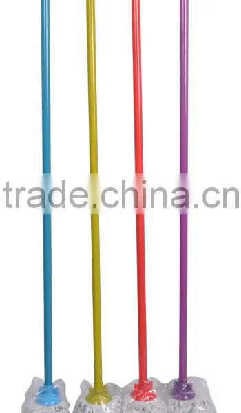 Best Selling Colourful Printed Iron Handle Cotton Rope Mop
