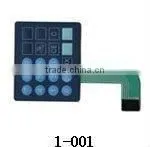 Membrane Keypad With Embossed Metal Domes