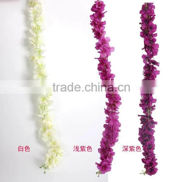 30 cm Single Artificial Flowers for Wedding Decorations Artificial Wisteria photo-3