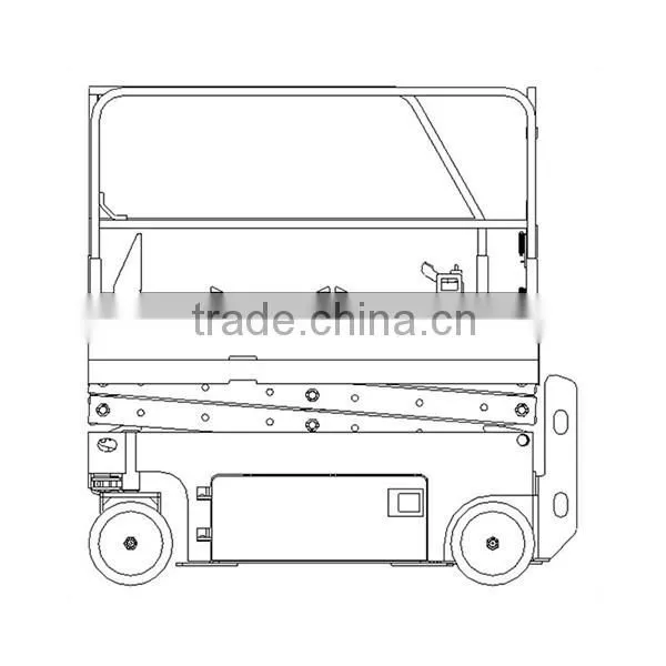 4m Lifting Height Mini Scissor Lift for Sale photo-2