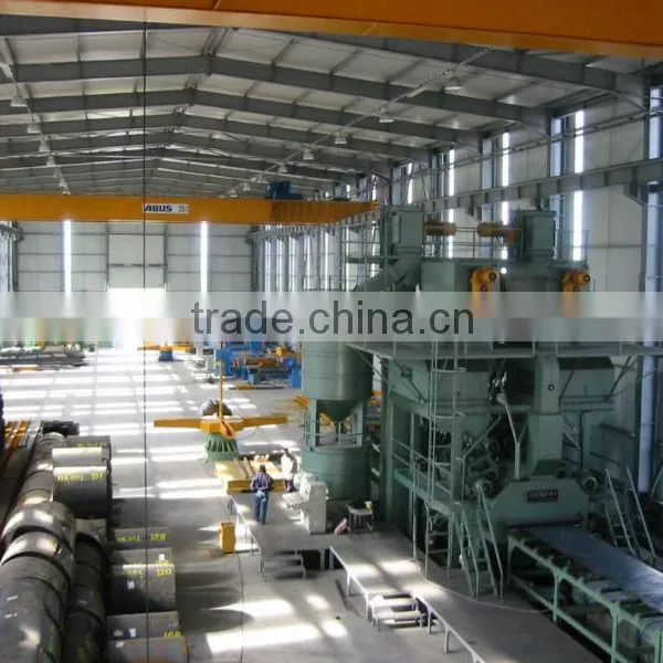 1500mm width coiled steel sheet Shot blasting Machine
