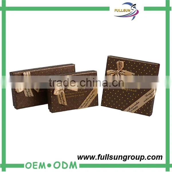 Wholesale Customized Logo Ribbon Packing Carton Box for Sweet photo-4