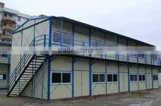 ISO2008&B.V. Certificate Fireproof and Waterproof Prefabricated Camp for Workers