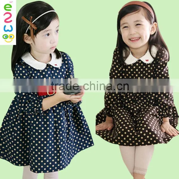Fashion Puffy Blue Model Kids Dresses For Girls China Supplier Quality Choice