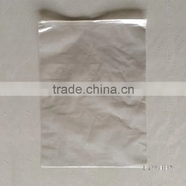 Hangzhou Factory Transparent PE Self-adhesive Packaging Plastic Bag for Cashmere Sweater photo-3