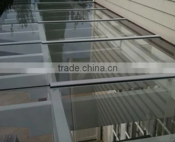 High Quality Laminated Tempered Canopy Safe Glass With CE ISO ANSI Certificated photo-3