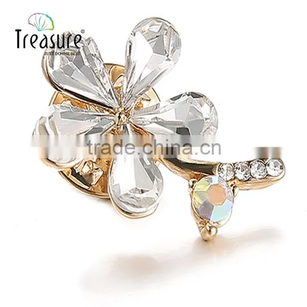 Wholesale Custom Wedding Brooch Earring Set Leather Jewelry Box photo-5