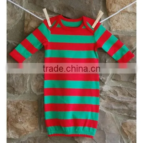 100% Cotton Christmas Pajamas Infant Baby Gowns