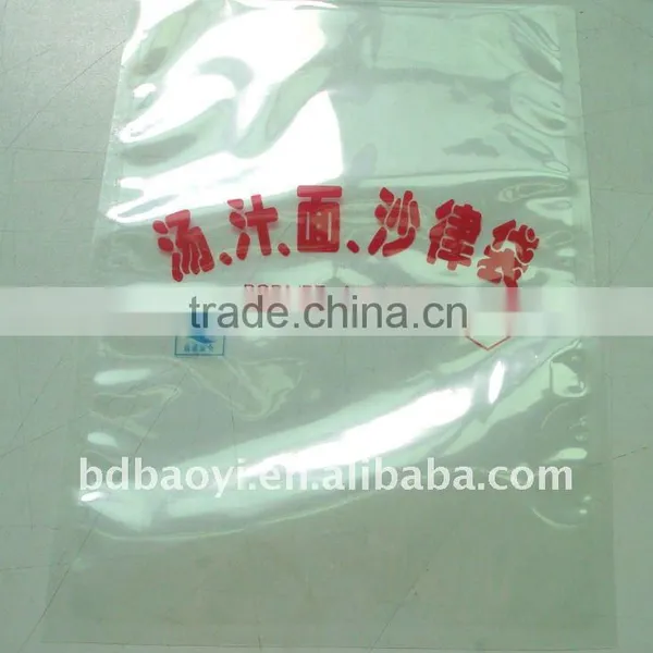BOPA/LDPE Laminated Clear Plastic Packaging for Noodles