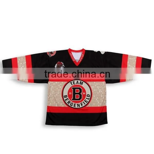 Cheap Custom Sublimation Printed Ice Hockey Jersey With Your Logo photo-6