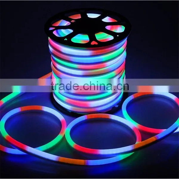 220v 100m Color Changing Led Neon Flex Rope Light photo-2