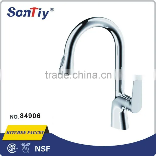 Basin Copper Waterfall Kitchen Faucet Mixer photo-3