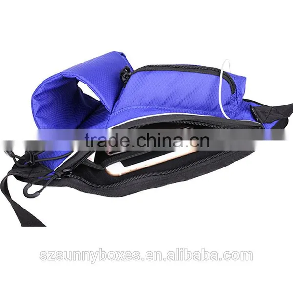 Nylon Mesh Back Water Bottle Holder Hiking Riding Messenger Belt Running Waist Pack photo-4