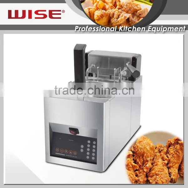 2016 New Product Stainless Steel Potato Fryer With Auto Lift Function 8L Restaurant Use photo-2