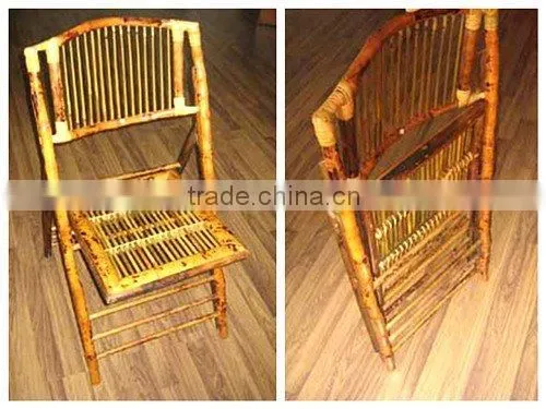 Garden Bamboo Folding Chair Used Bamboo Dining Chair Furniture photo-2