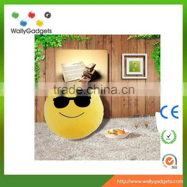 Wholesale Plush Custom Whatsapp/qq Emoji Pillow Yellow photo-2