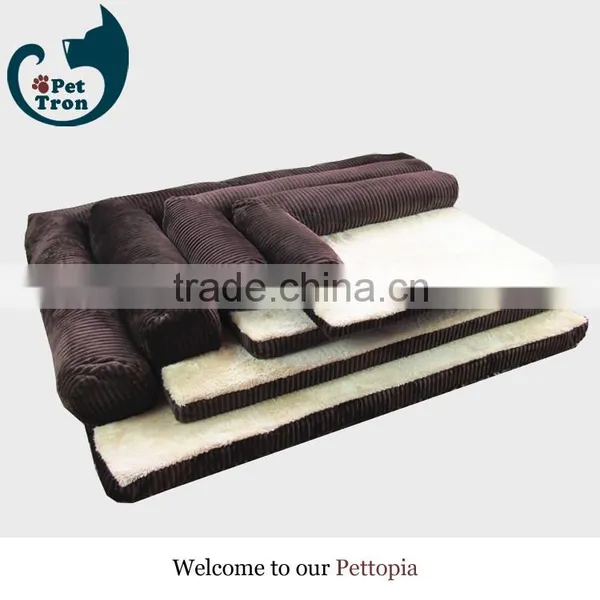 High Quality Corduroy Luxury Pet Dog Bed Wholesale photo-2