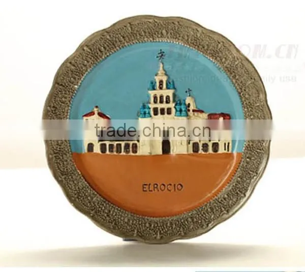 Ceramic 3D Tourist Plate 28.5cm