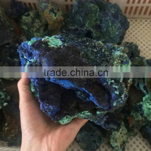 Natural Crystal Specimen Raw Azurite Mineral For Sale