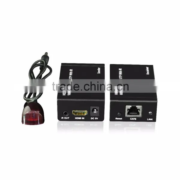 Wholesale 60m HDMI Network Extender Over Single Cable With IR Cat5e/6 Ethernet Cable 3D&1080P Supported Compatible HDCP photo-5