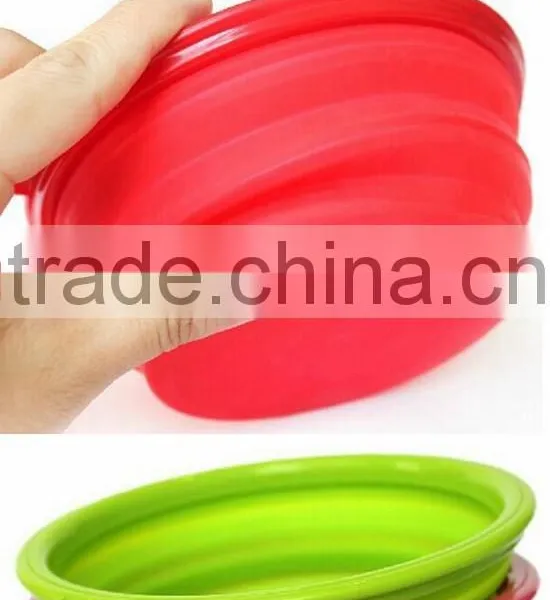 Collapsible Plastic Tableware Bowl for Dog Pet photo-4