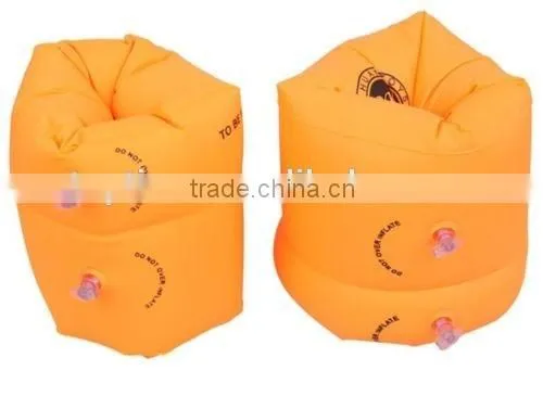 2016 Hot Sale Customised Orange Pvc Inflatable Baby Armband, Water Swimming Float Ring photo-2