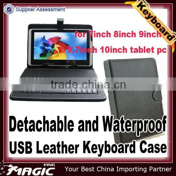 PC Tablet Leather Case With Keyboard