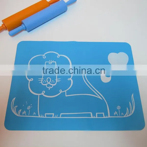 Custom Logo Printing Design Non-stick Kitchen Baking Mat Silicone photo-5