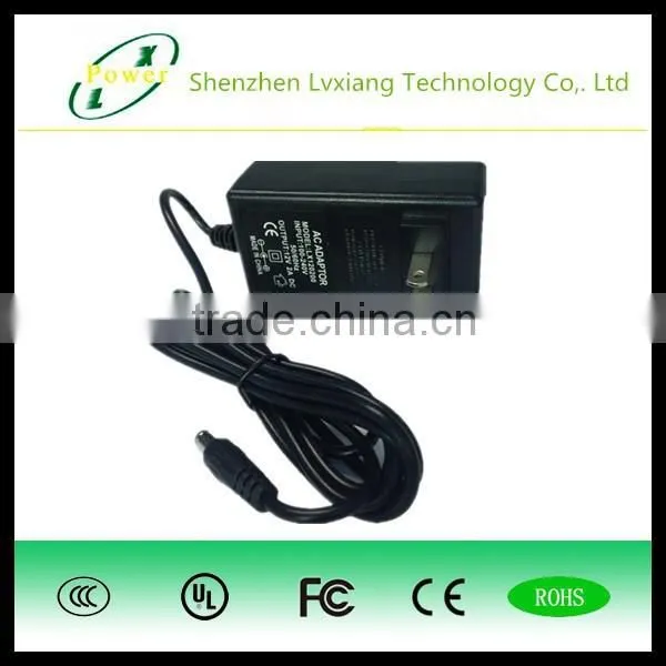 Low Price 12v 3a dc Power Adapter Output With UL/CUL CE GS FCC SAA Approved With Cable