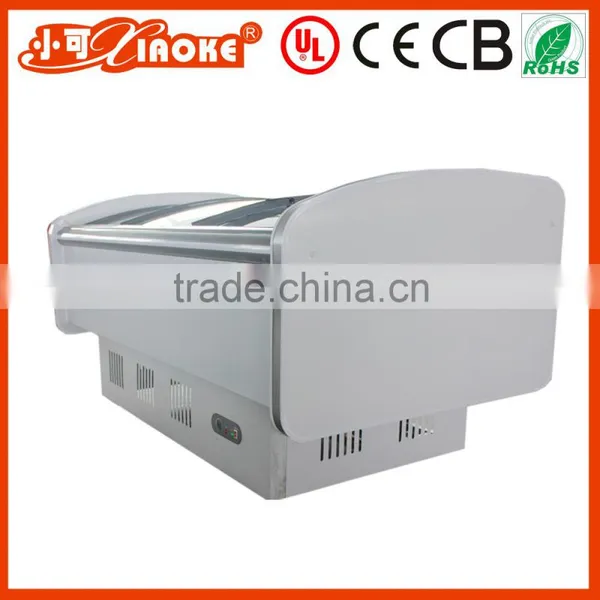 Island Freezer for Supermarket Meat Display Freezer